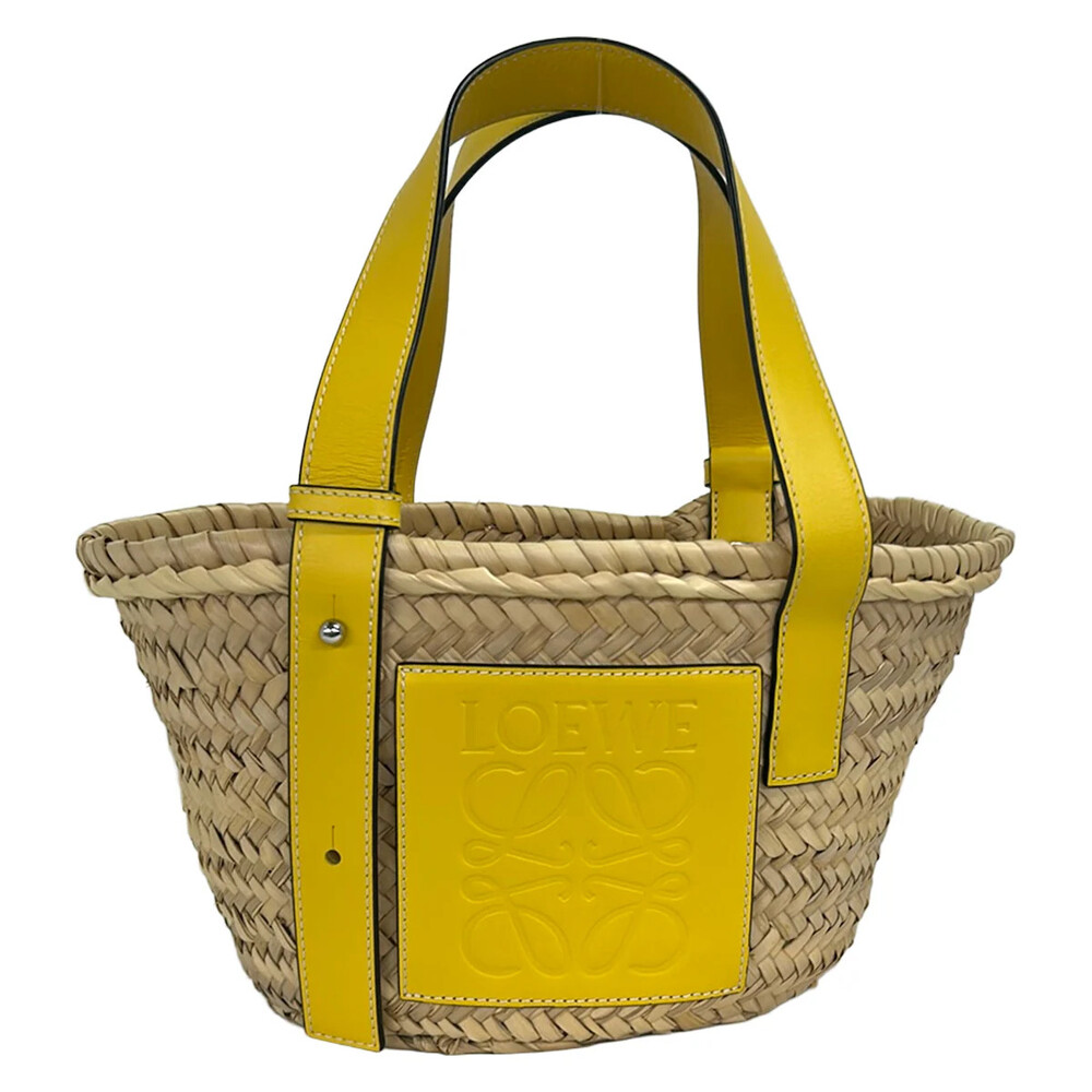 Loewe Basket Bag Small Beige Yellow #346038L73B